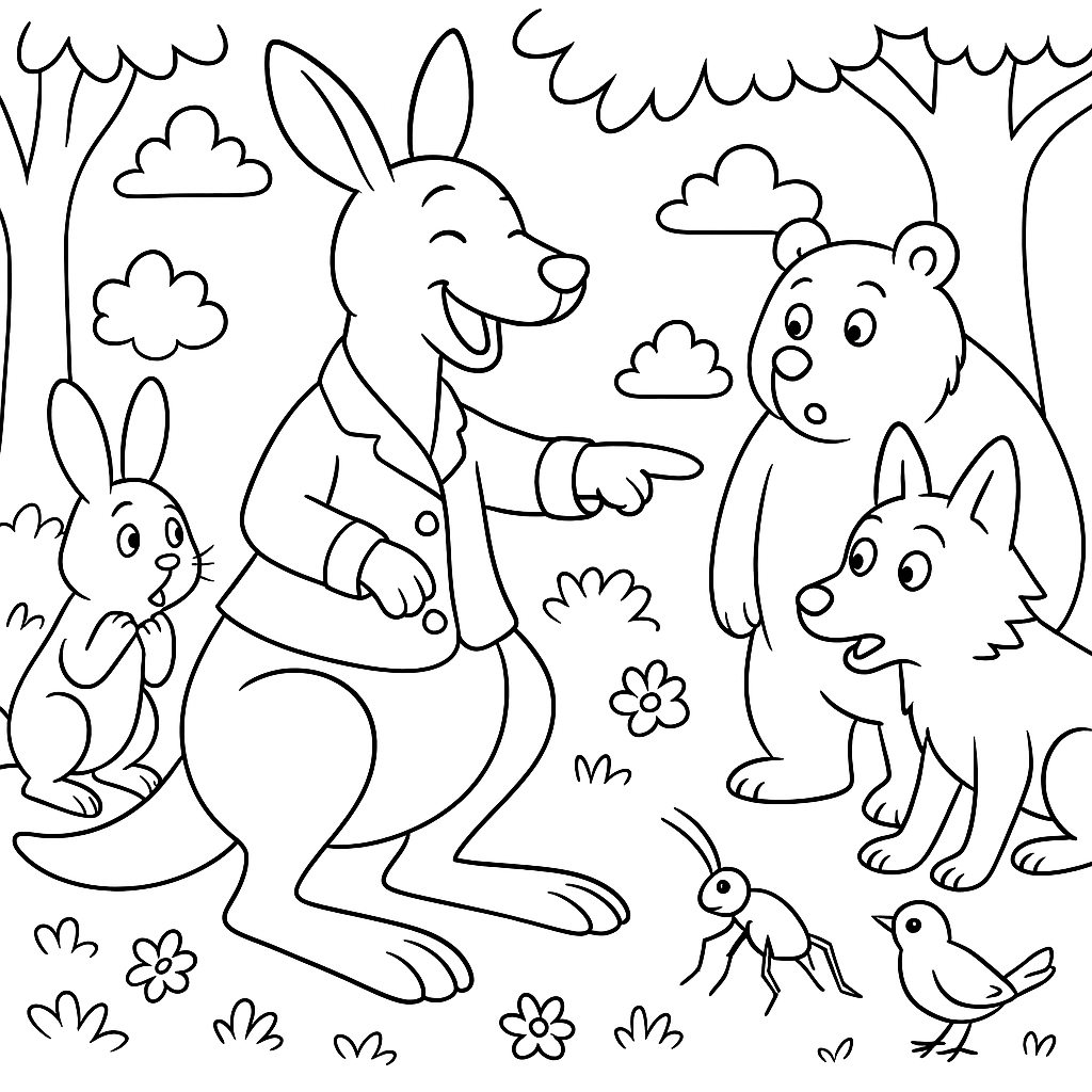 Раскраска по сказке "Тараканище"