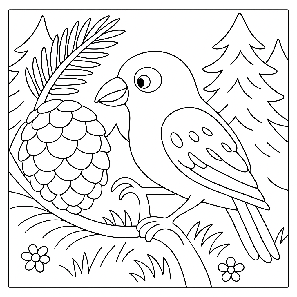 Раскраска по сказке "Чей нос лучше"