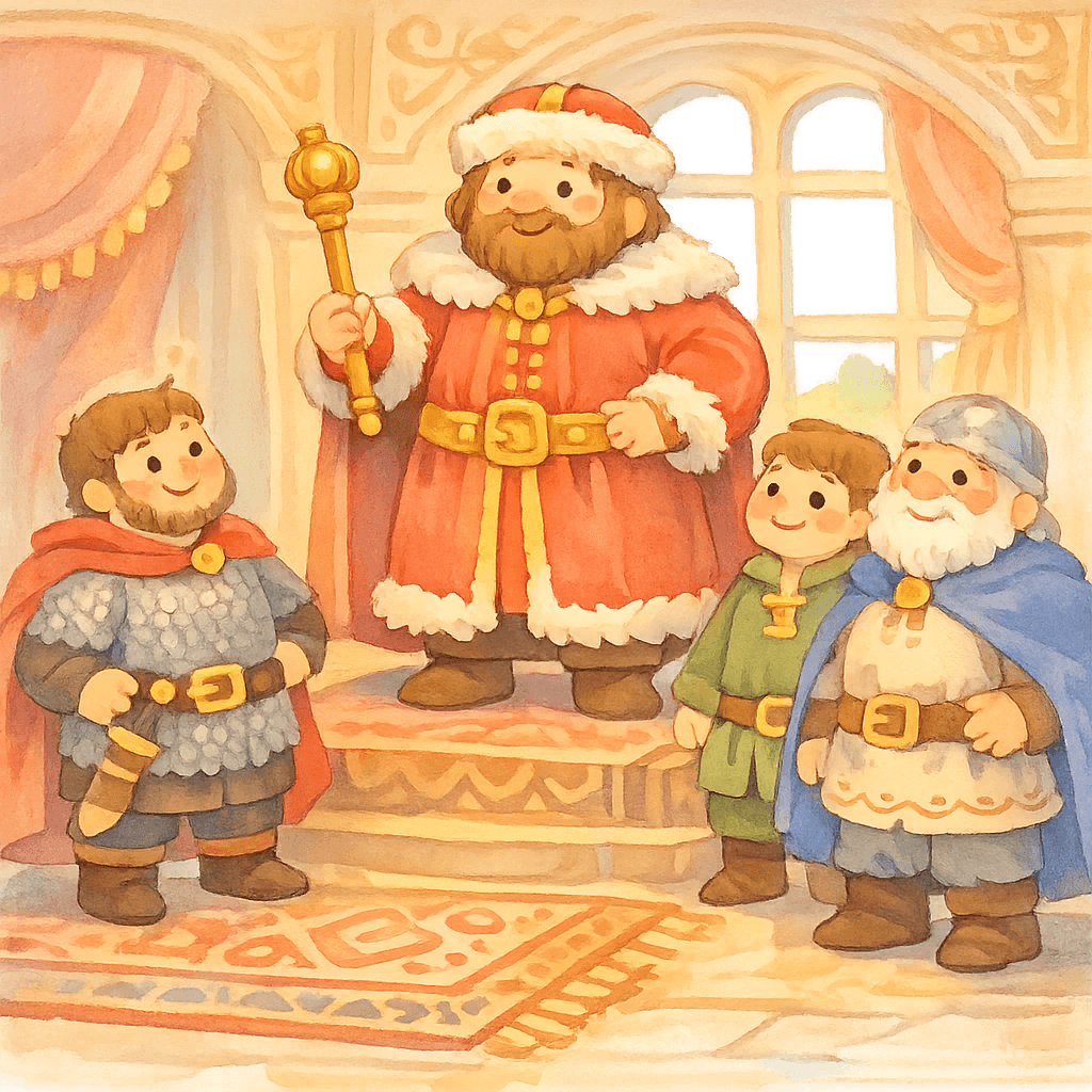 Богатыри у князя Владимира в палате