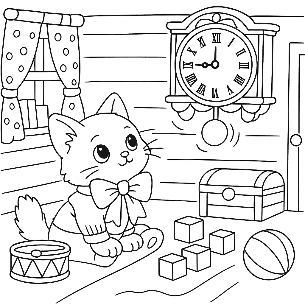 Раскраска по сказке "Как стать большим"