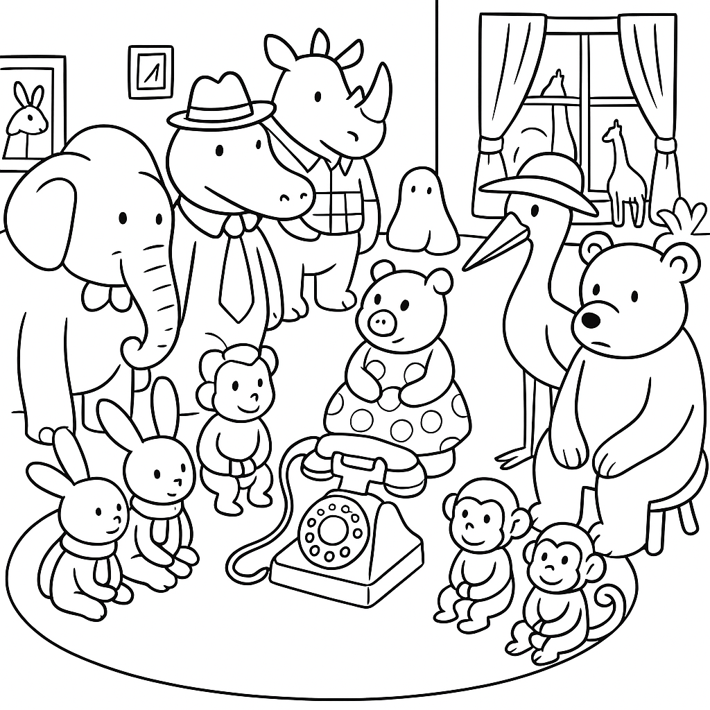 Раскраски: Телефон