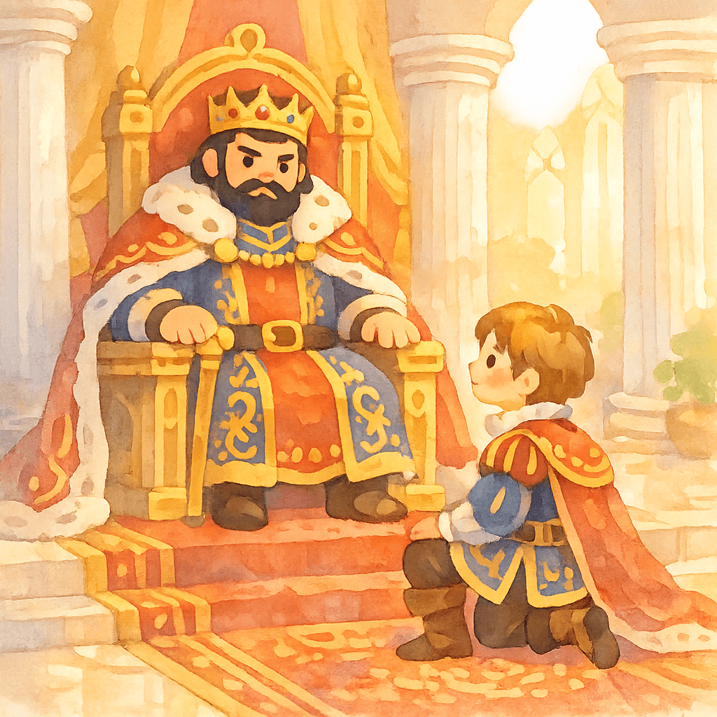 Юноша просит у короля руки его дочери