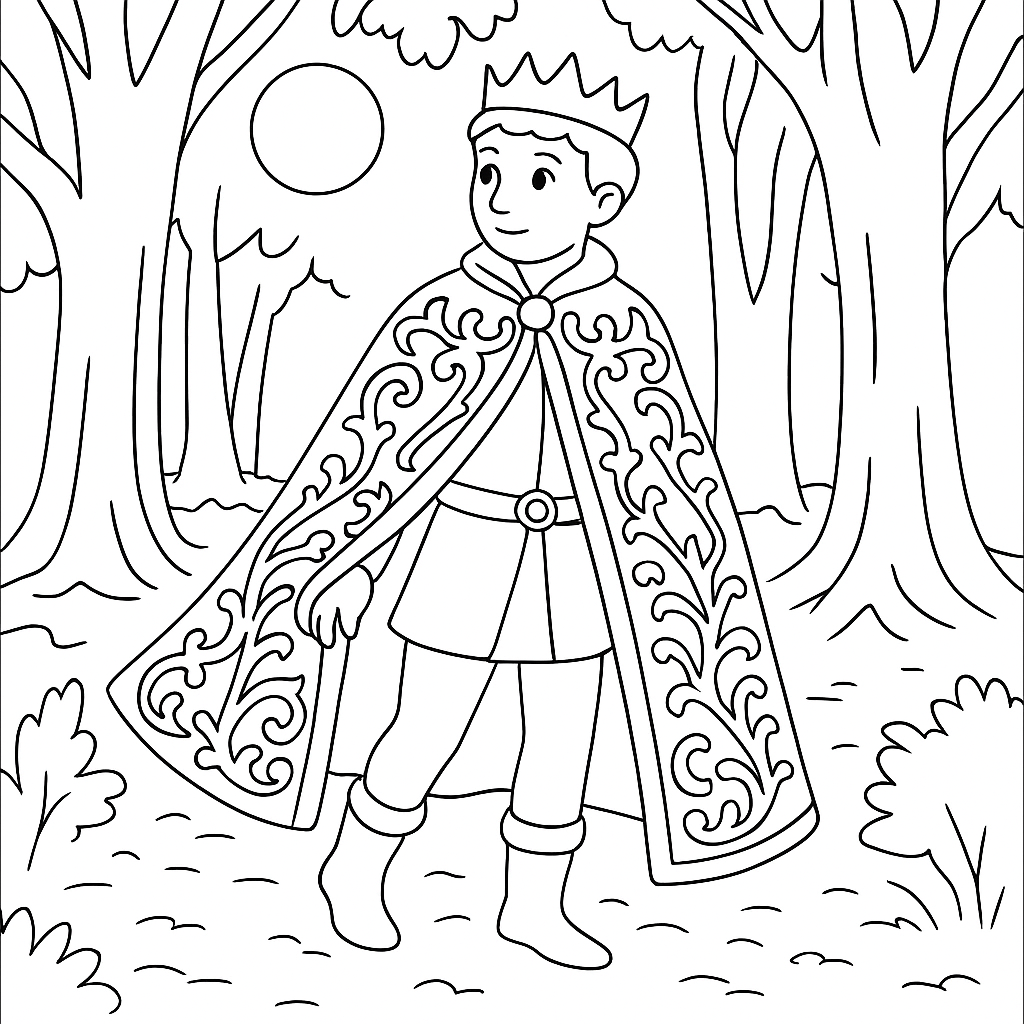 Раскраска по сказке "Крошка фея"