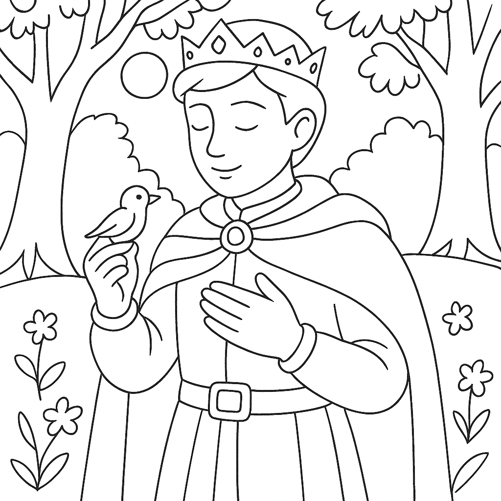 Раскраска по сказке "Крошка фея"