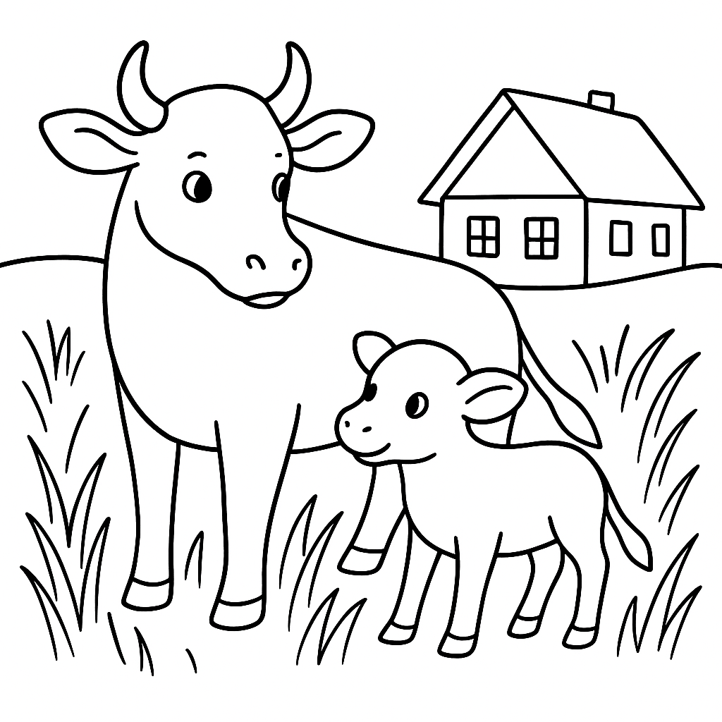 Раскраска по сказке "Вечер"