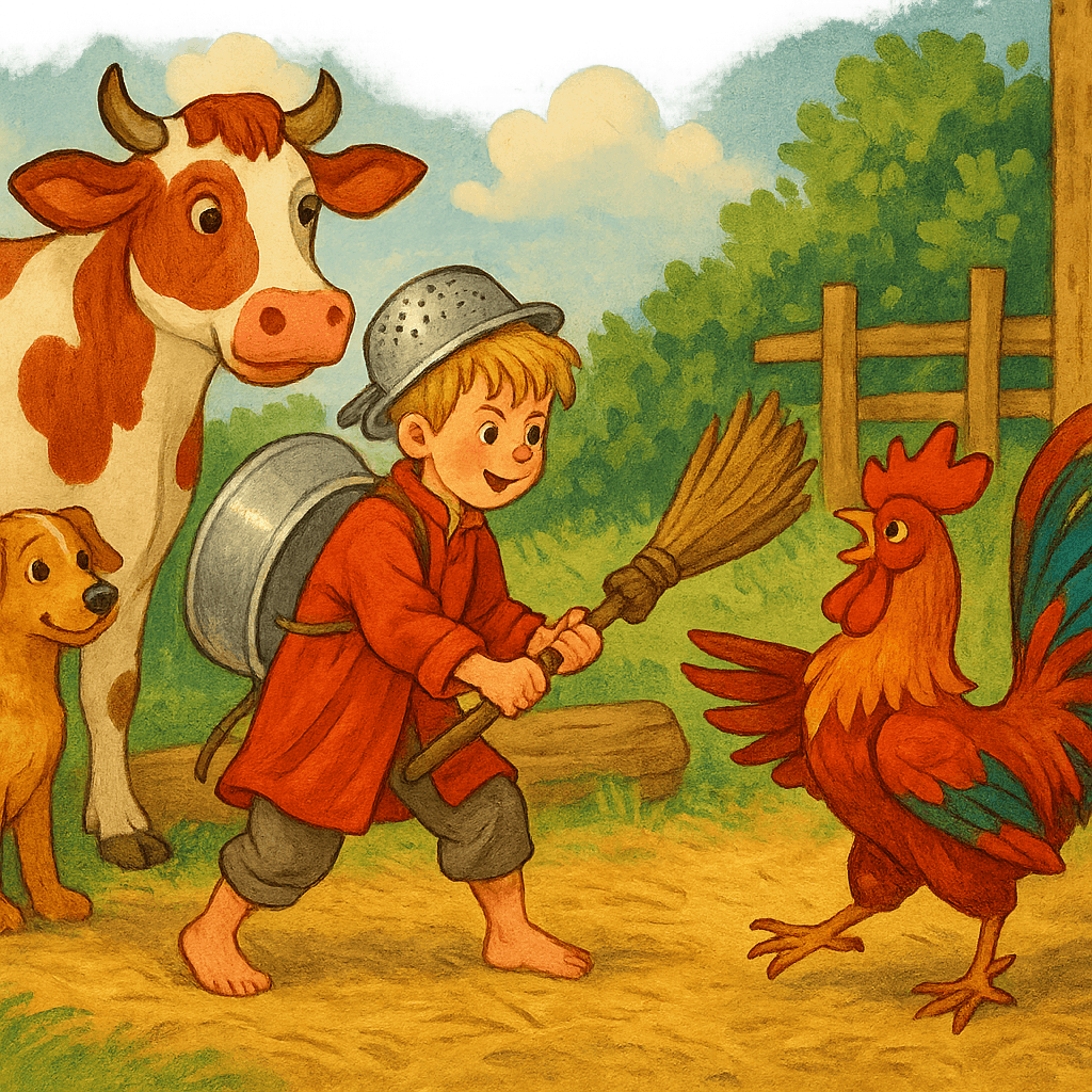 Маша и Шарик наблюдают за выступлением