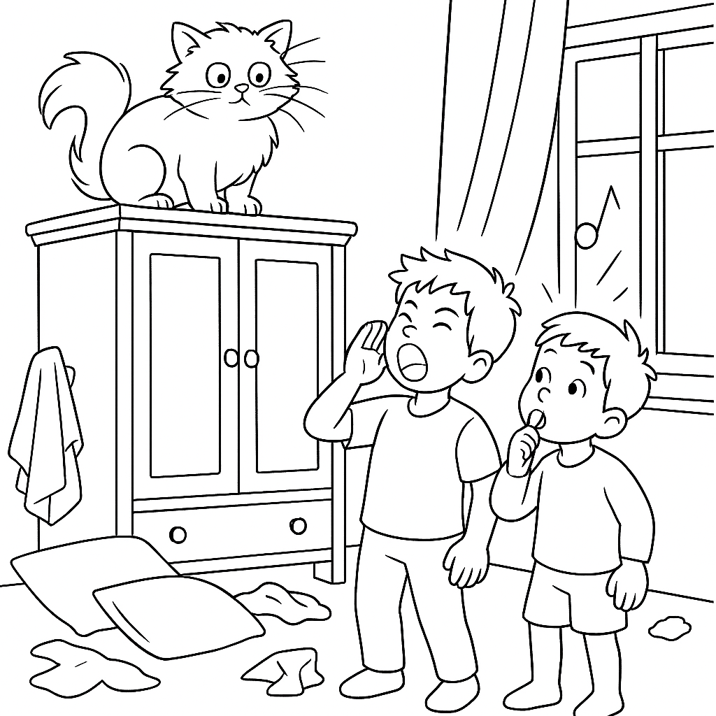 Раскраска по сказке "Мы играем в антарктиду"