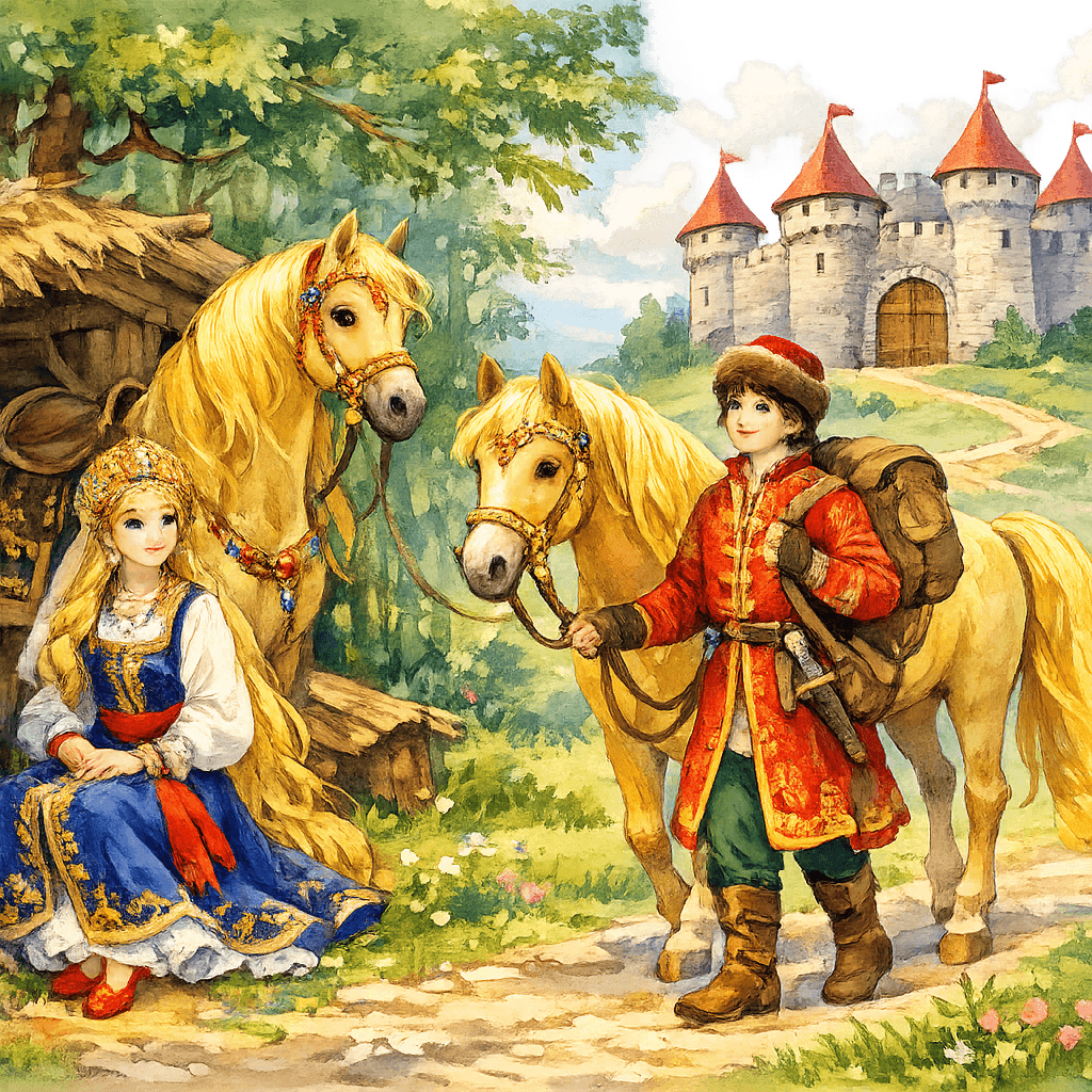 Хитрость у царя Афрона: подмена коня