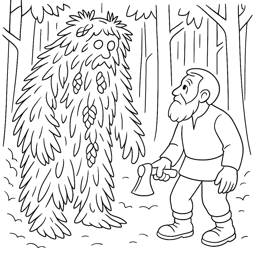 Раскраска по сказке "Самое дорогое"