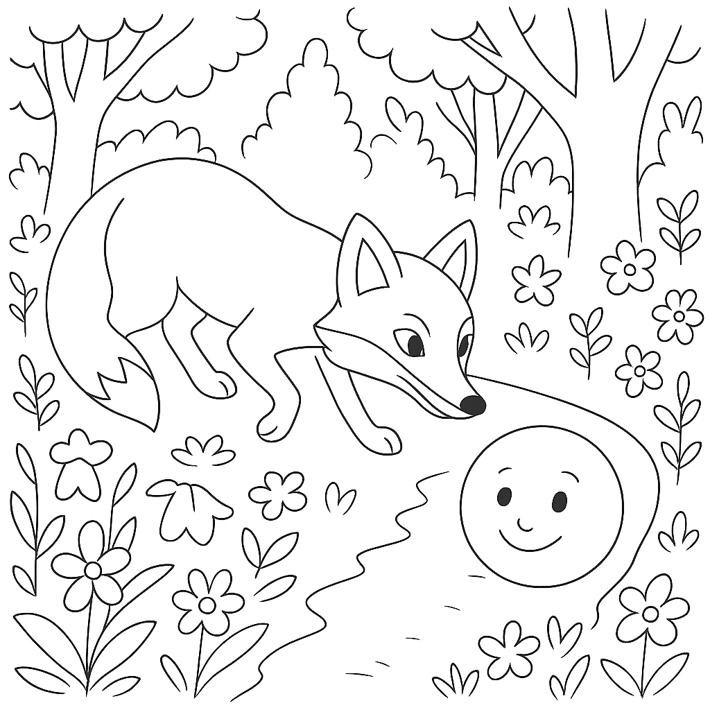 Раскраска по сказке "Крылатый, мохнатый да масленый"