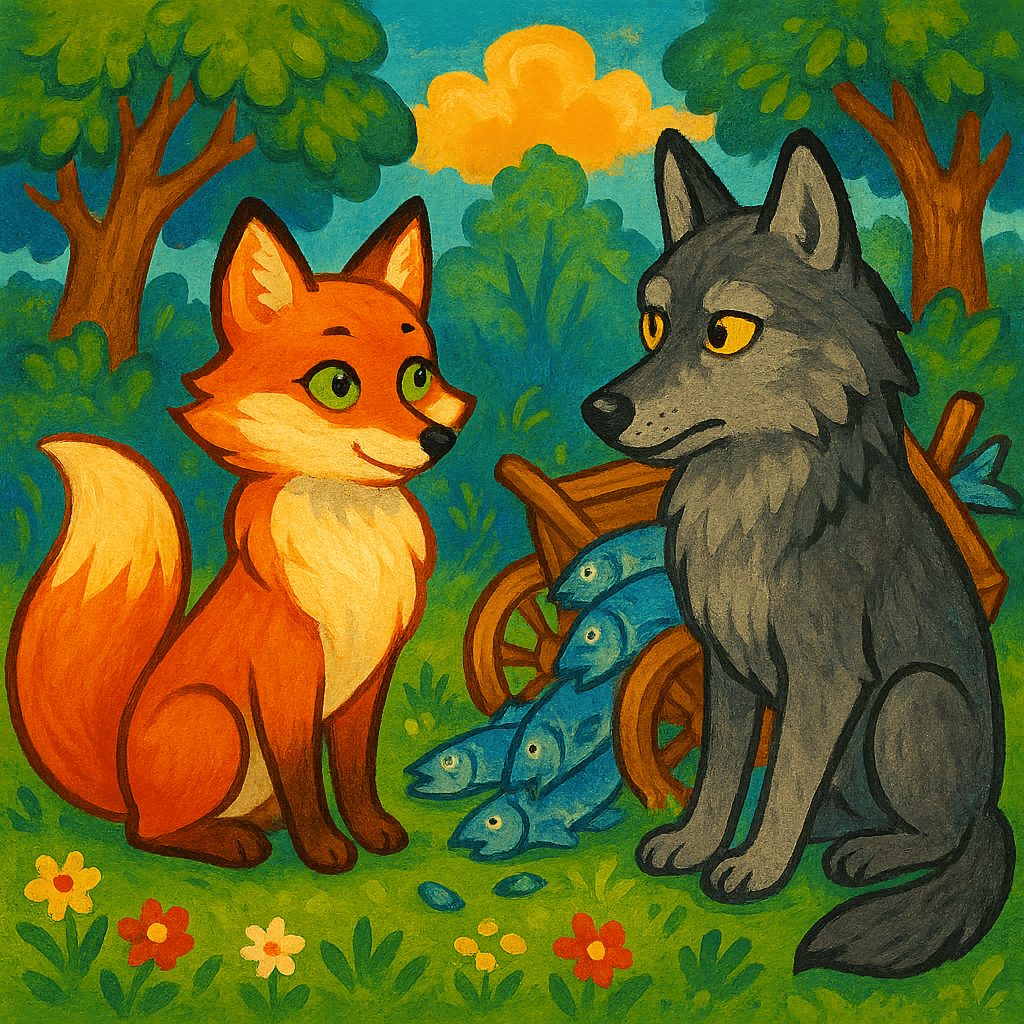 Лисичка-сестричка и волк