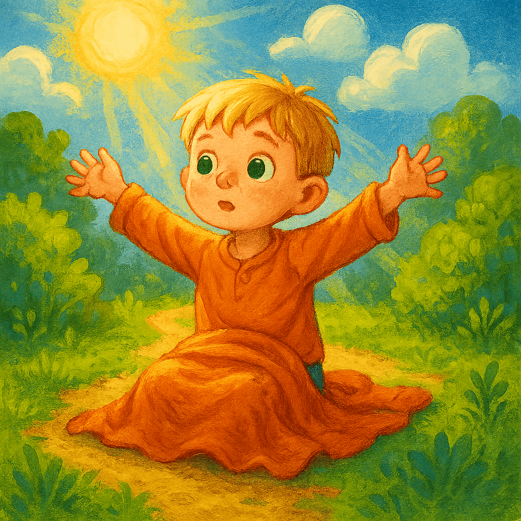 Мальчик просыпается на знакомой тропинке