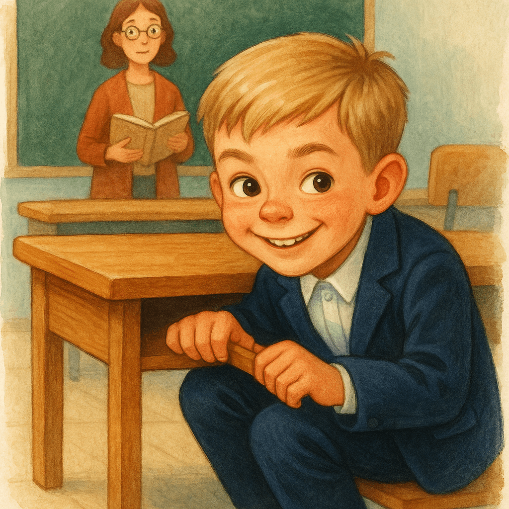 Как я под партой сидел