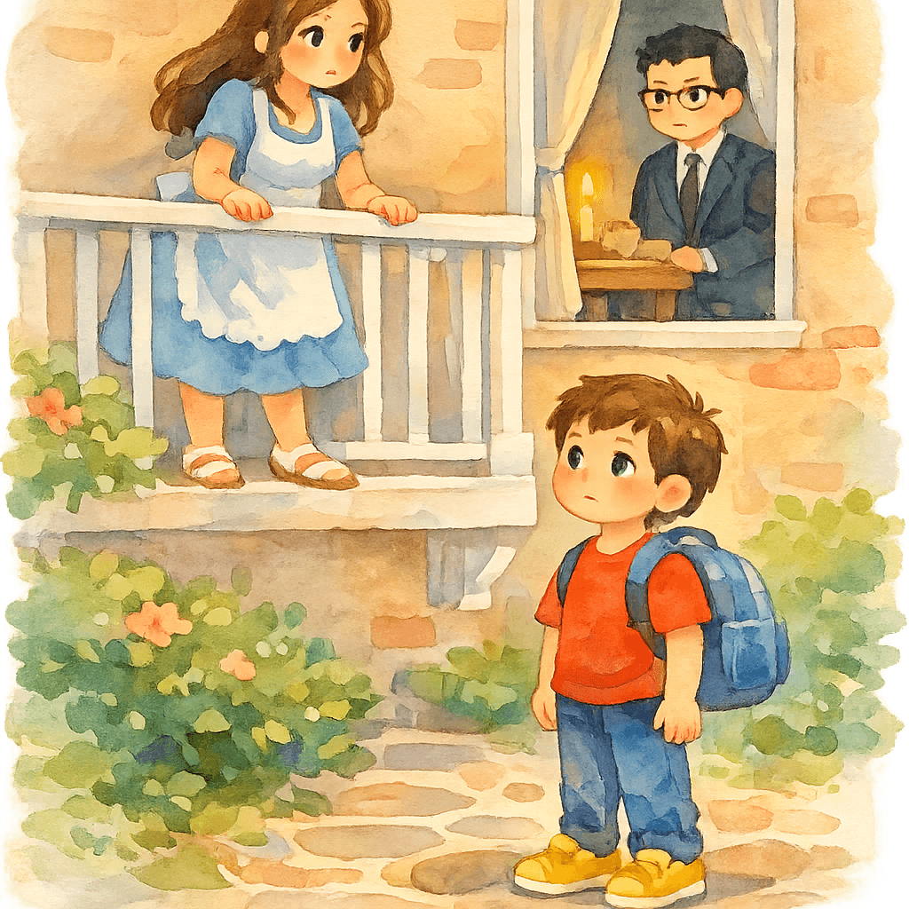 Мама и папа не видят Тонино-невидимку дома