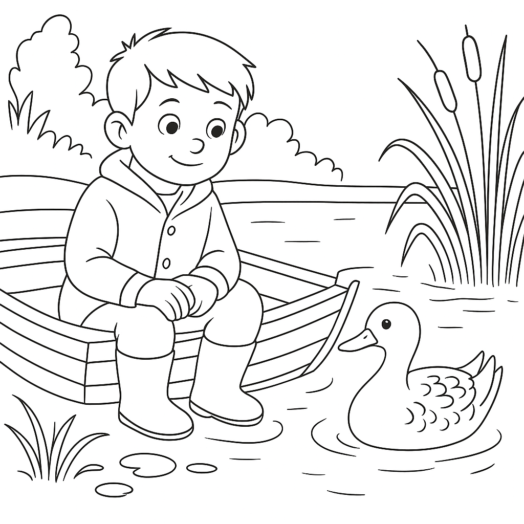 Раскраска по сказке "Хромка"