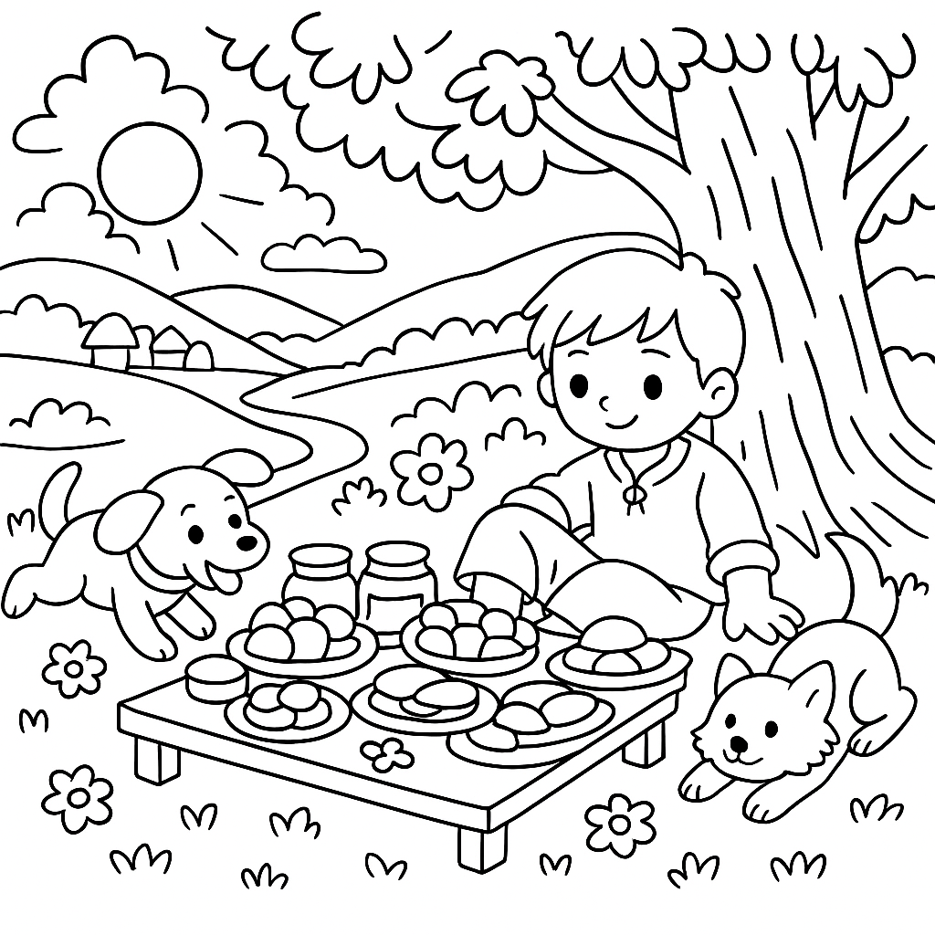 Раскраска по сказке "Железный перстень"