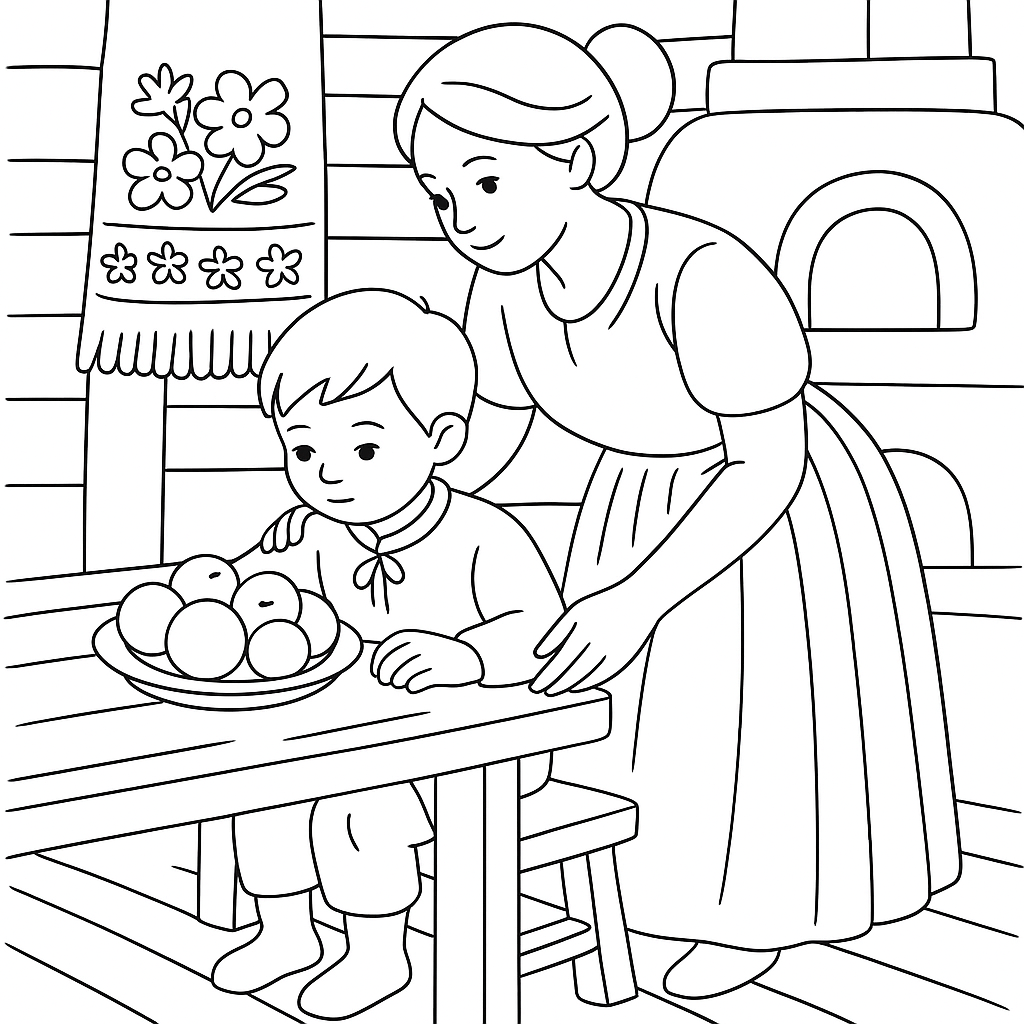 Раскраски: Косточка