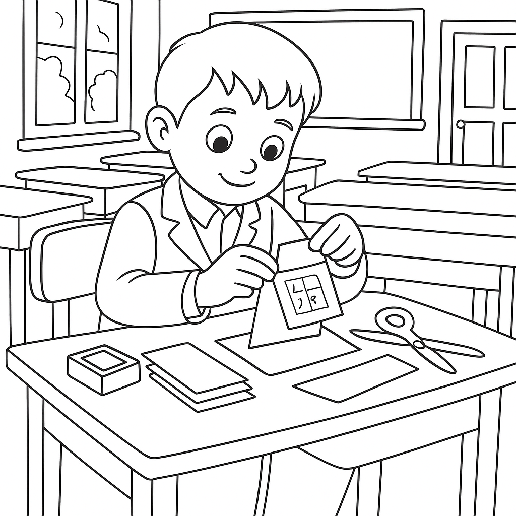 Раскраска по сказке "Синий кинжал"