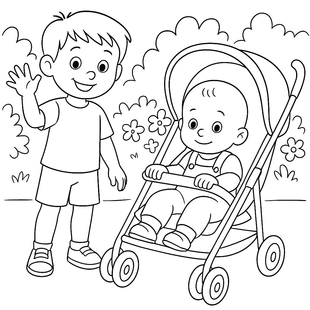 Раскраска по сказке "Настоящая дружба"