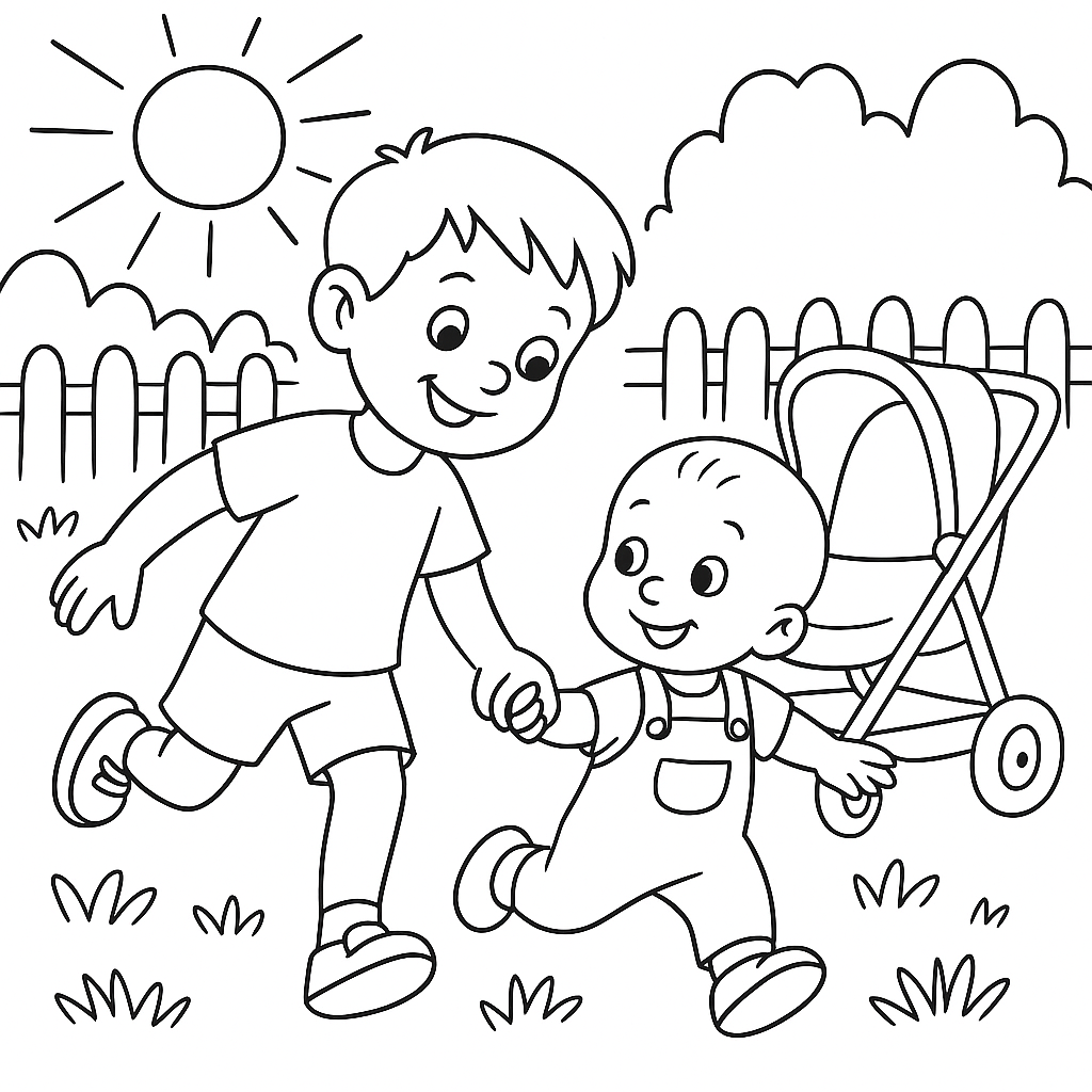 Раскраска по сказке "Настоящая дружба"