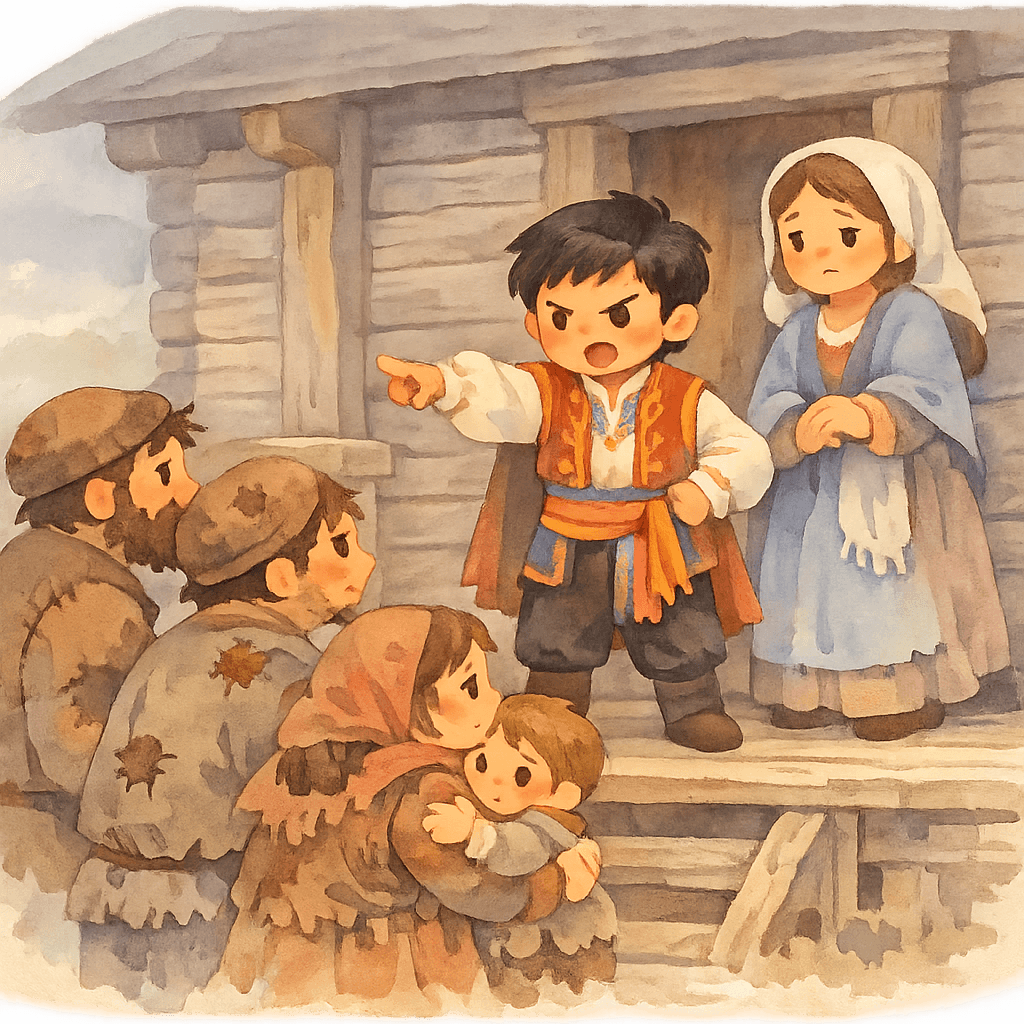 Ча выгоняет соседей, мама грустит