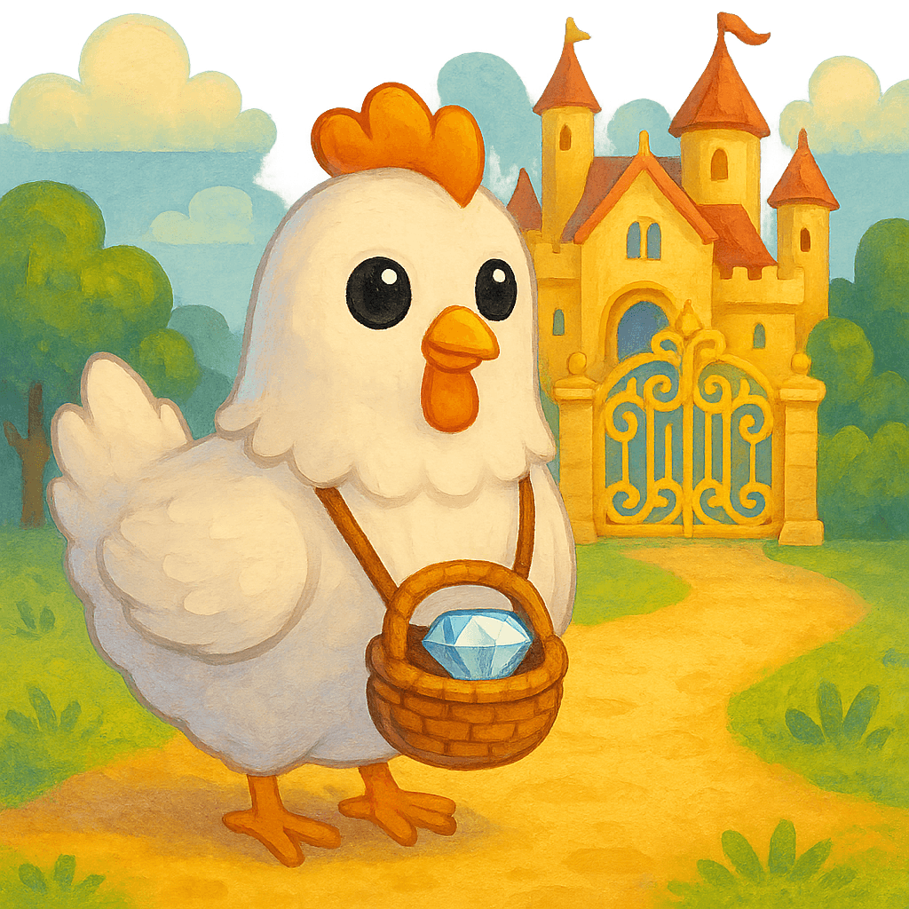 Курочка и король