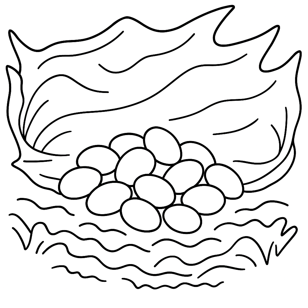 Раскраска по сказке "Чудная снежинка"