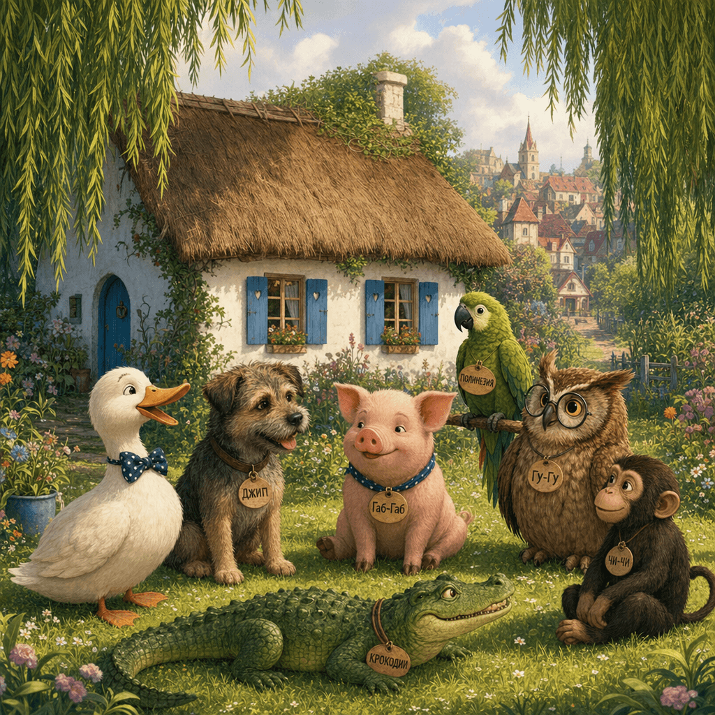 Домик доктора Дулитла и его животные