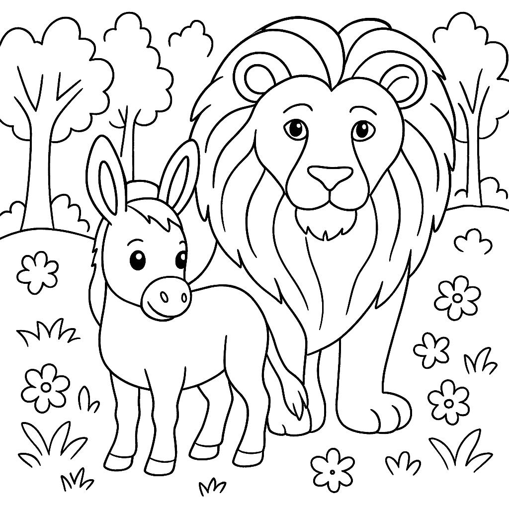 Раскраски: Гарпалиону - владыка львов