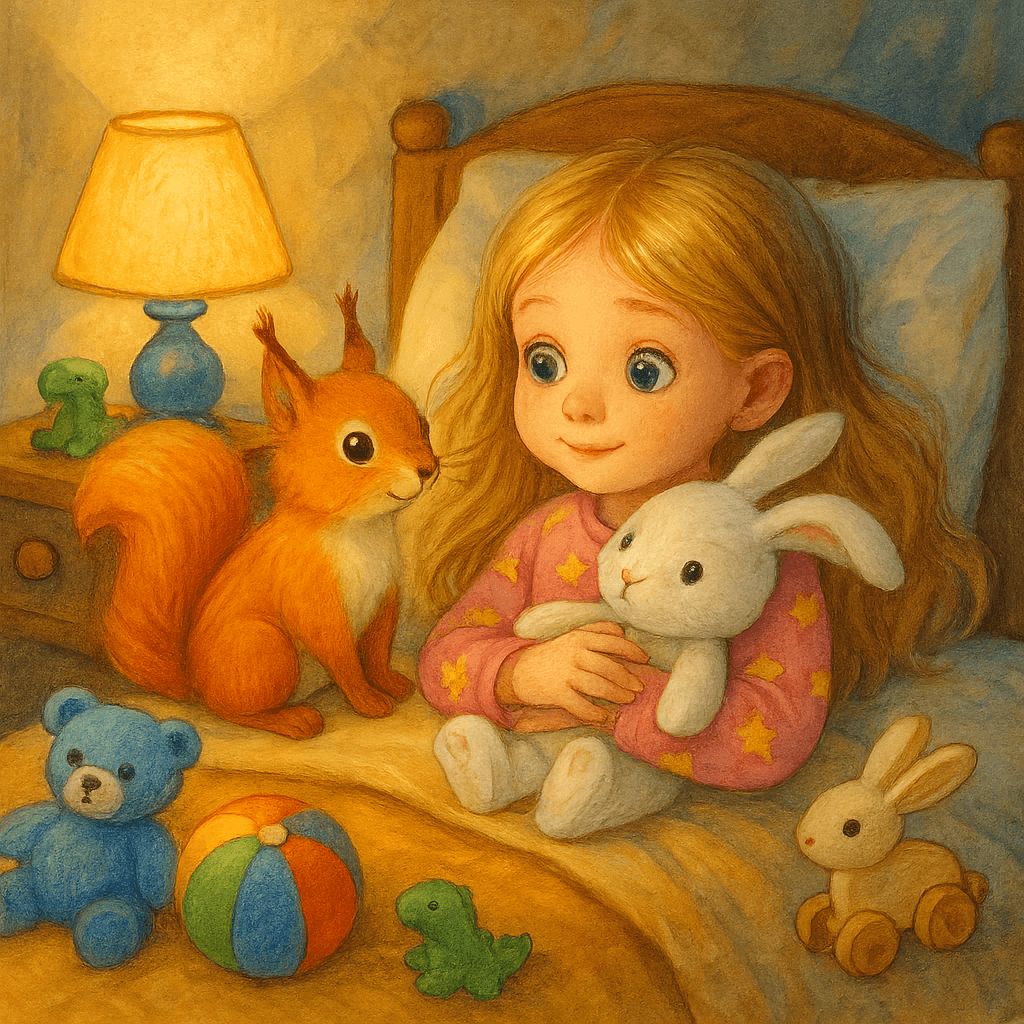 Белочка и зайка