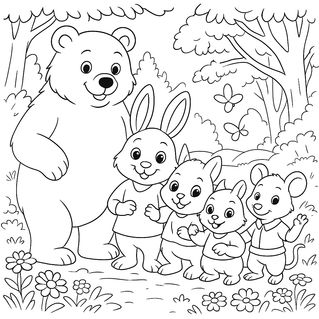 Раскраски: Непослушные малыши