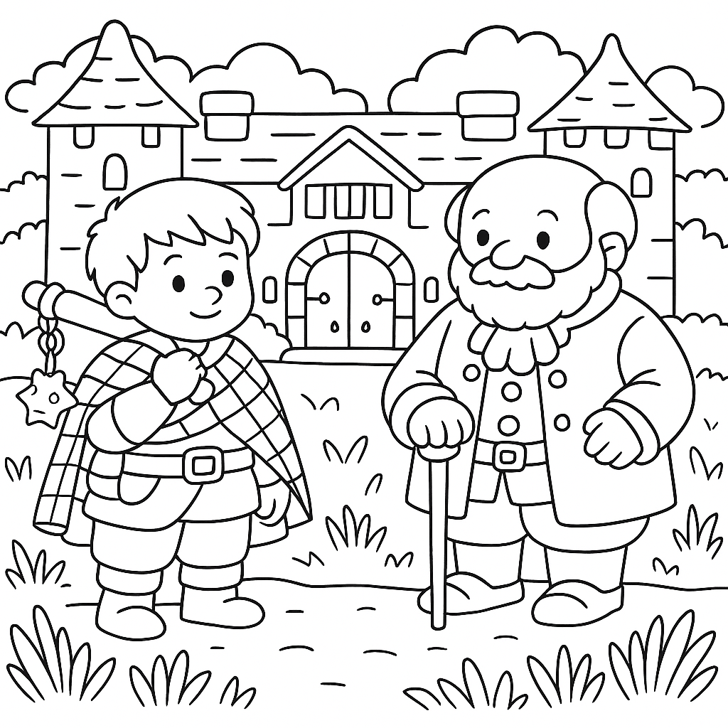 Раскраски: Семь пшеничных зёрен