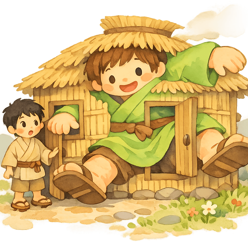 Кувшинный человечек стал великаном и не помещается в доме