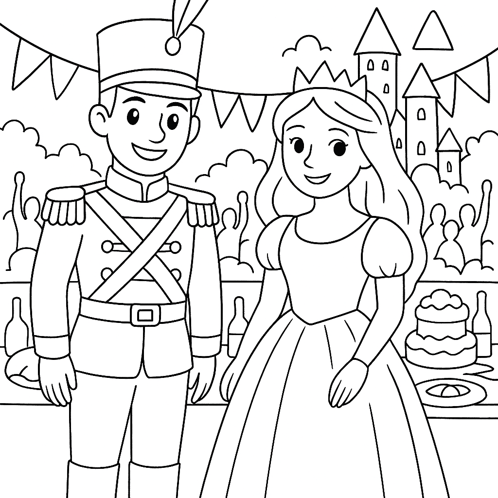 Раскраска по сказке "Огниво"