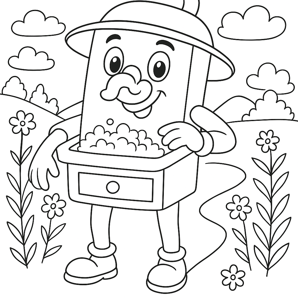 Раскраски: Мойдодыр