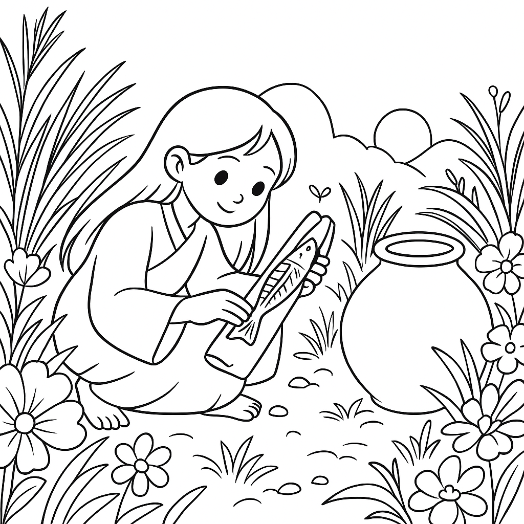 Раскраска по сказке "Золотая туфелька"