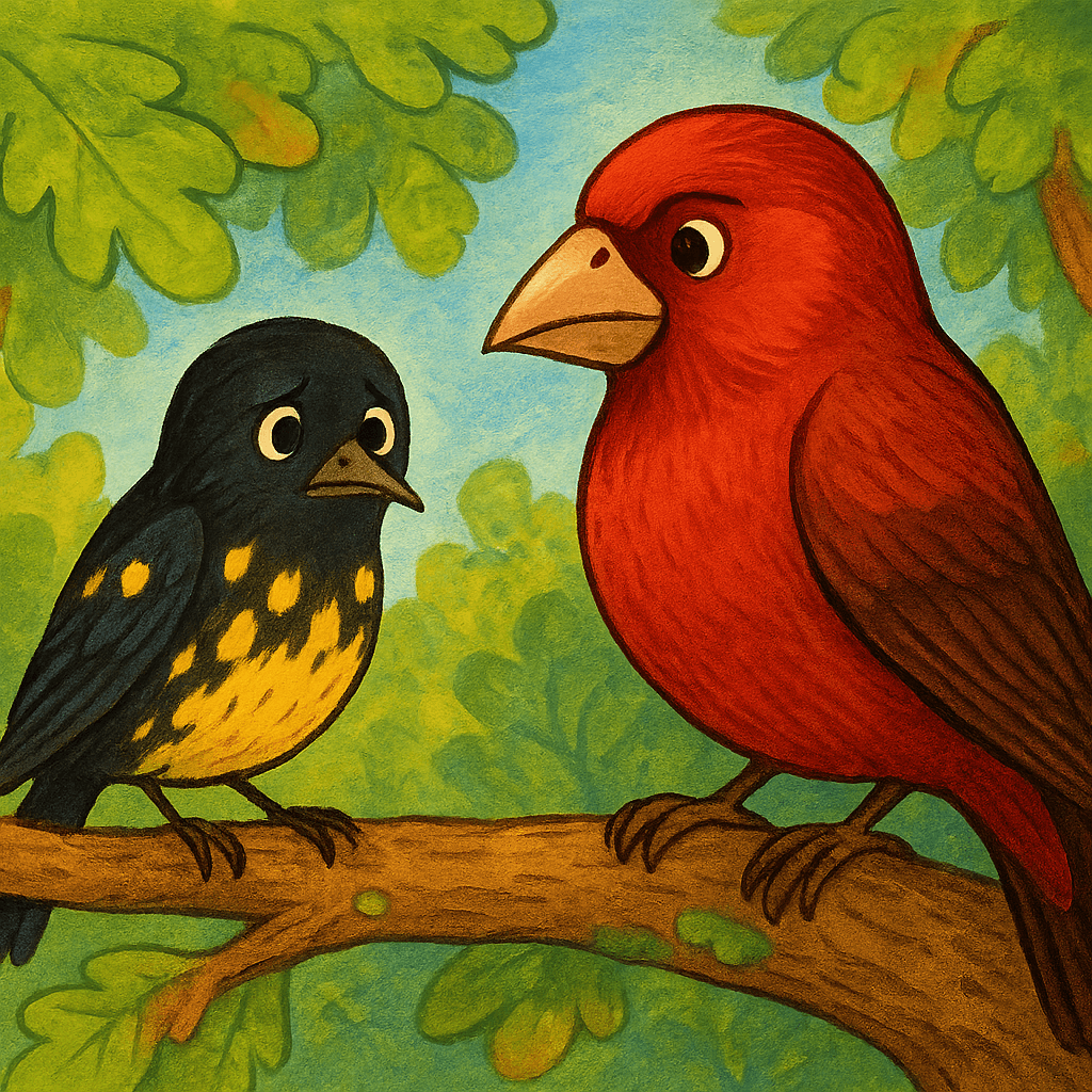 Мухолов и дубонос.