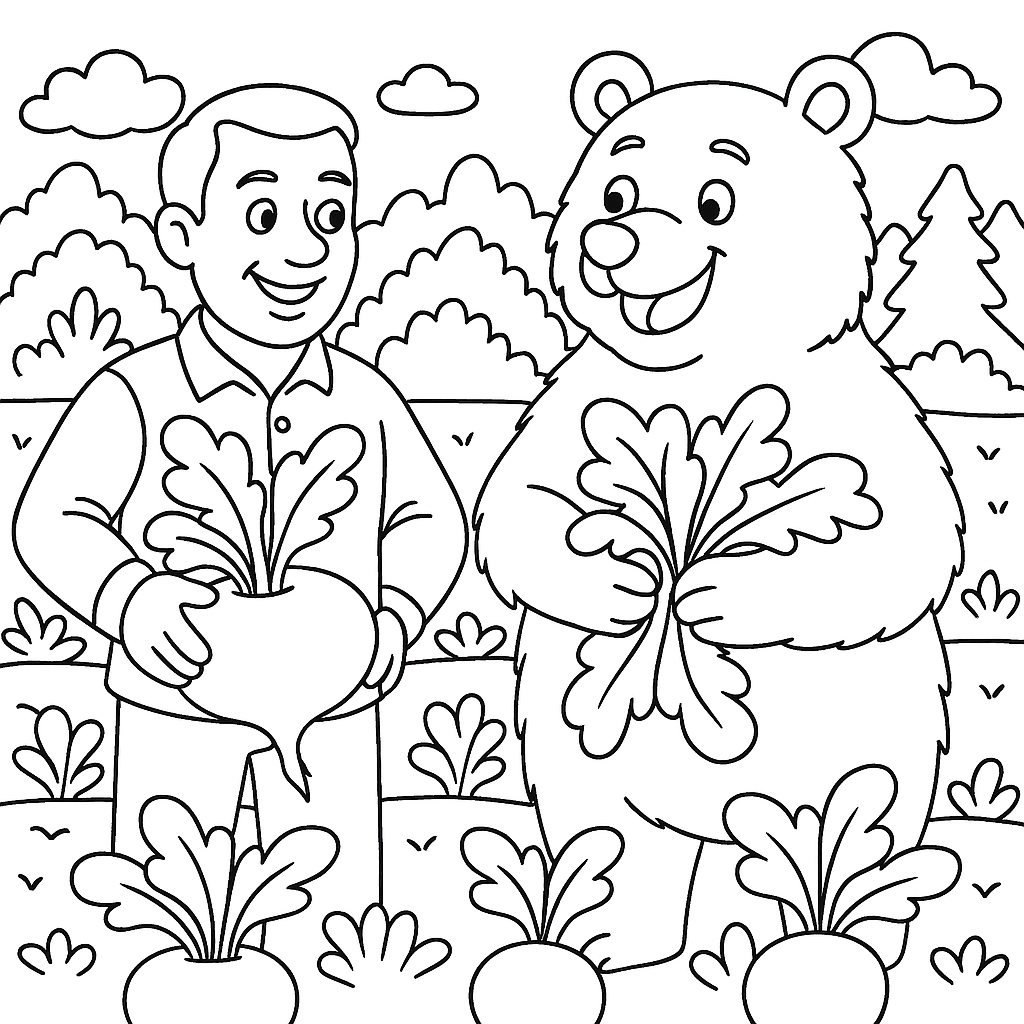 Раскраски: Вершки и корешки