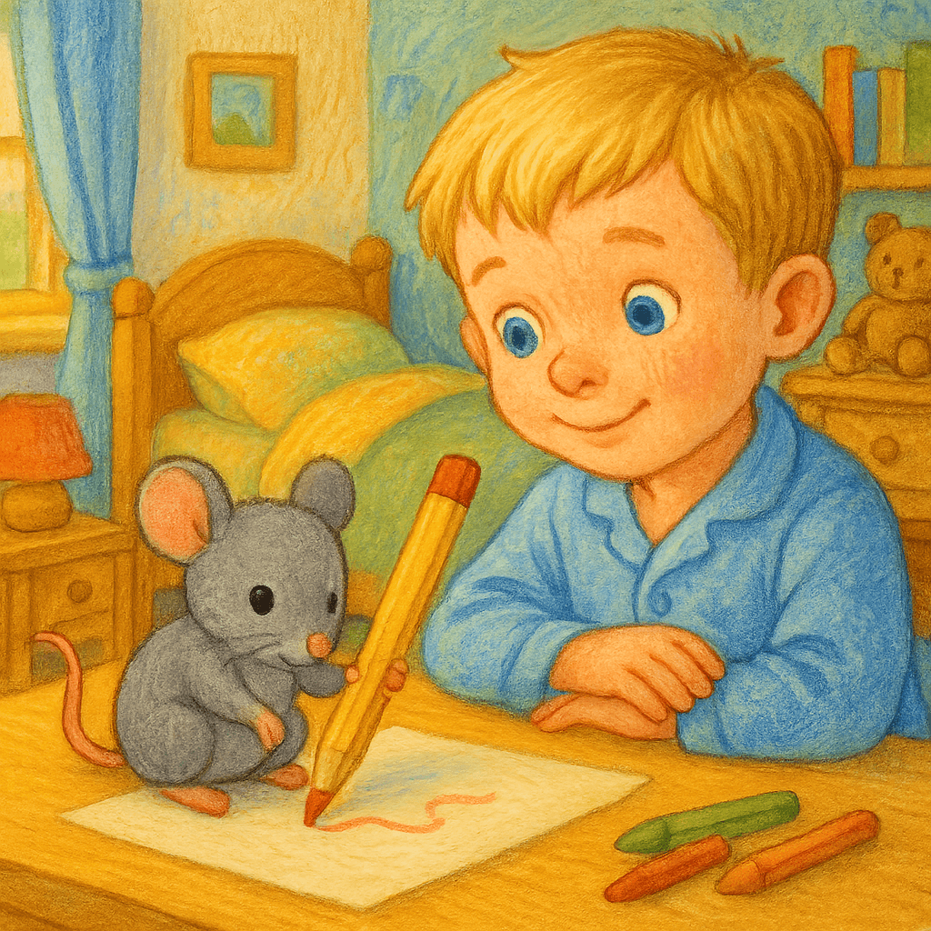 Мышонок и карандаш