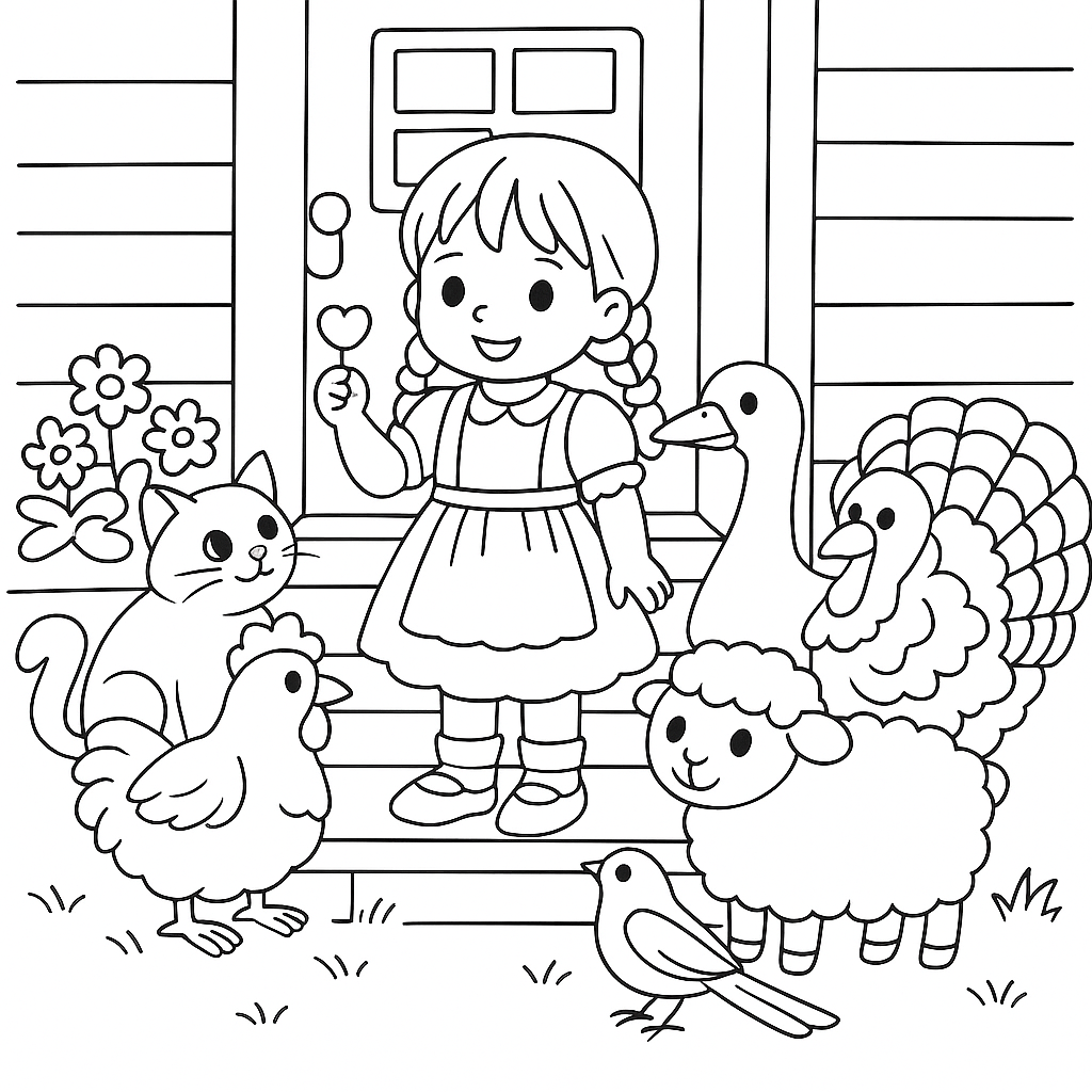 Раскраска по сказке "Кто колечко найдёт"