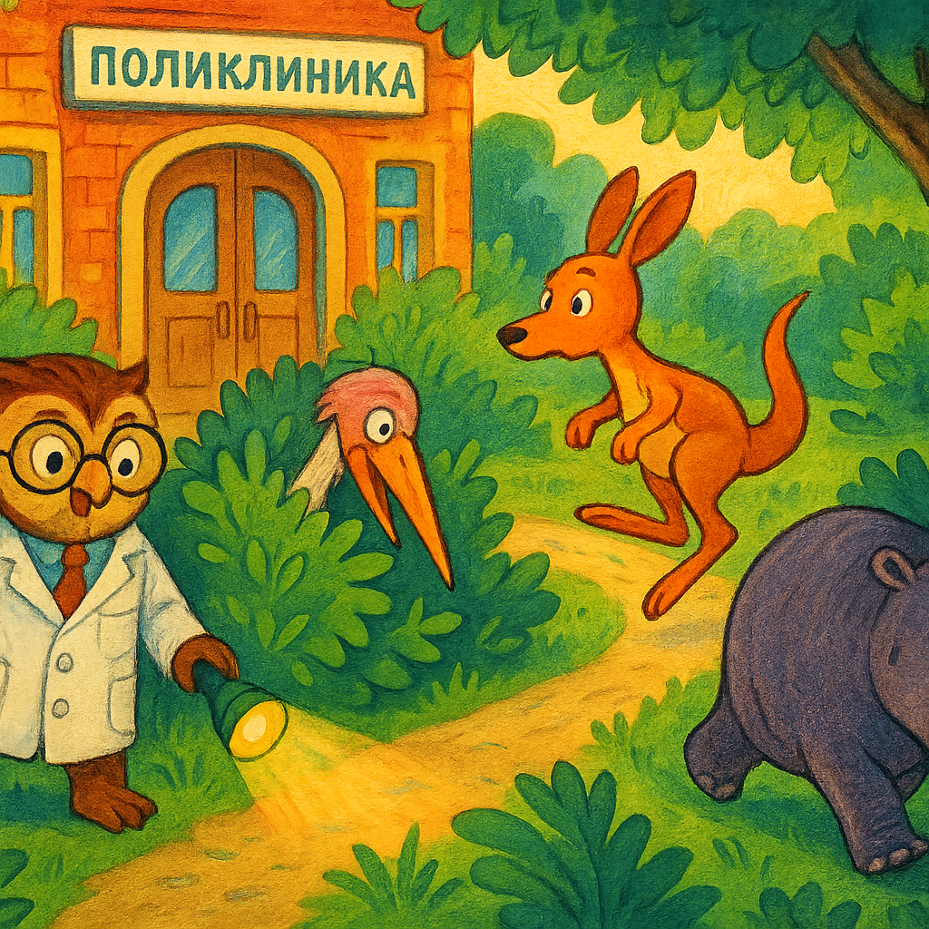 Животные ищут пропавшего Бегемота, а он уходит домой