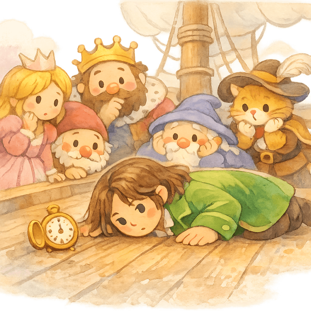 Слухало слушает землю на летучем корабле