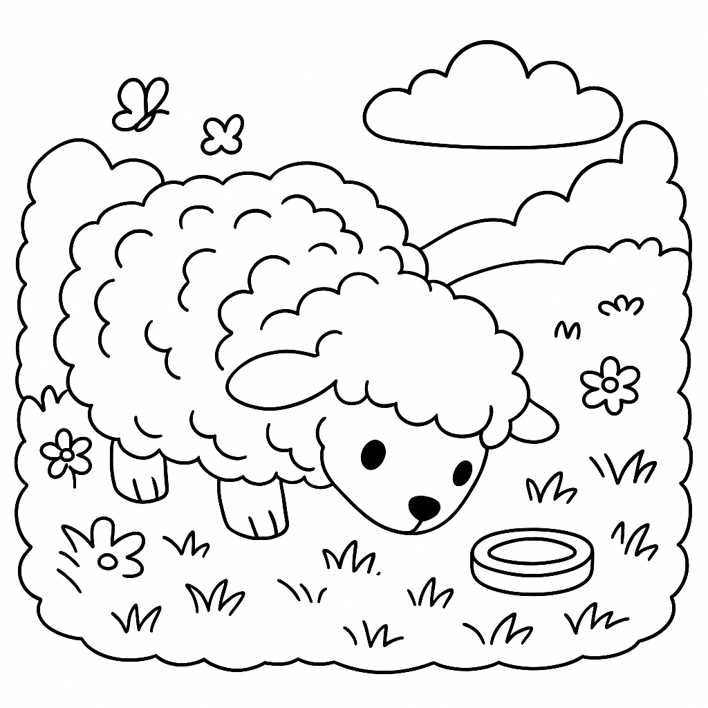 Раскраска по сказке "Кто колечко найдёт"