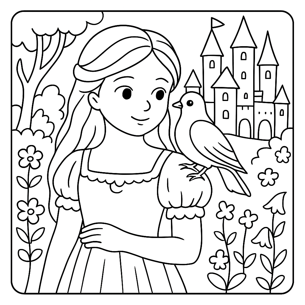 Раскраски: Дочь графа мара