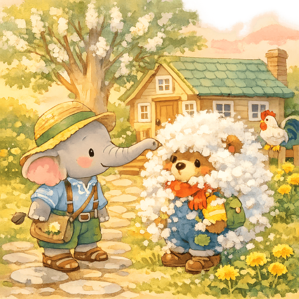 Про слонёнка и медвежонка