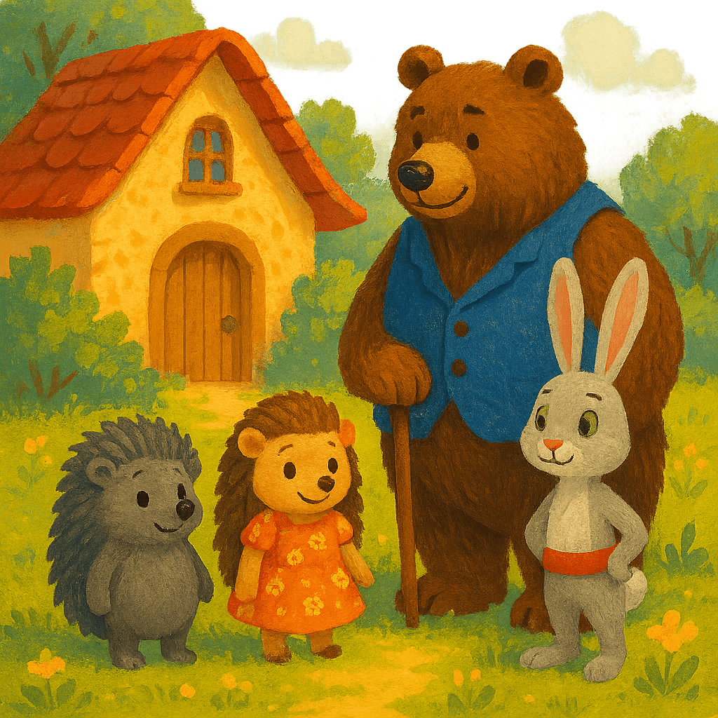 Еж и медведь