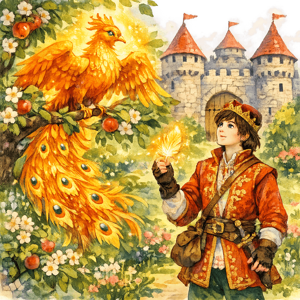 Иван-царевич нашел перо Жар-птицы