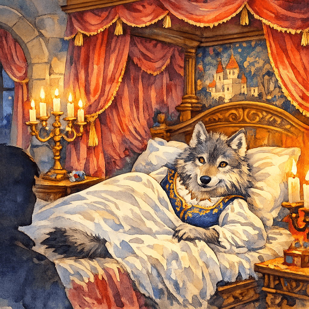 Царь видит «невесту» с волчьей мордой