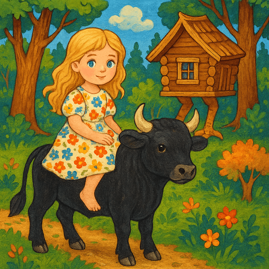 Бычок — чёрный бочок, белые копытца