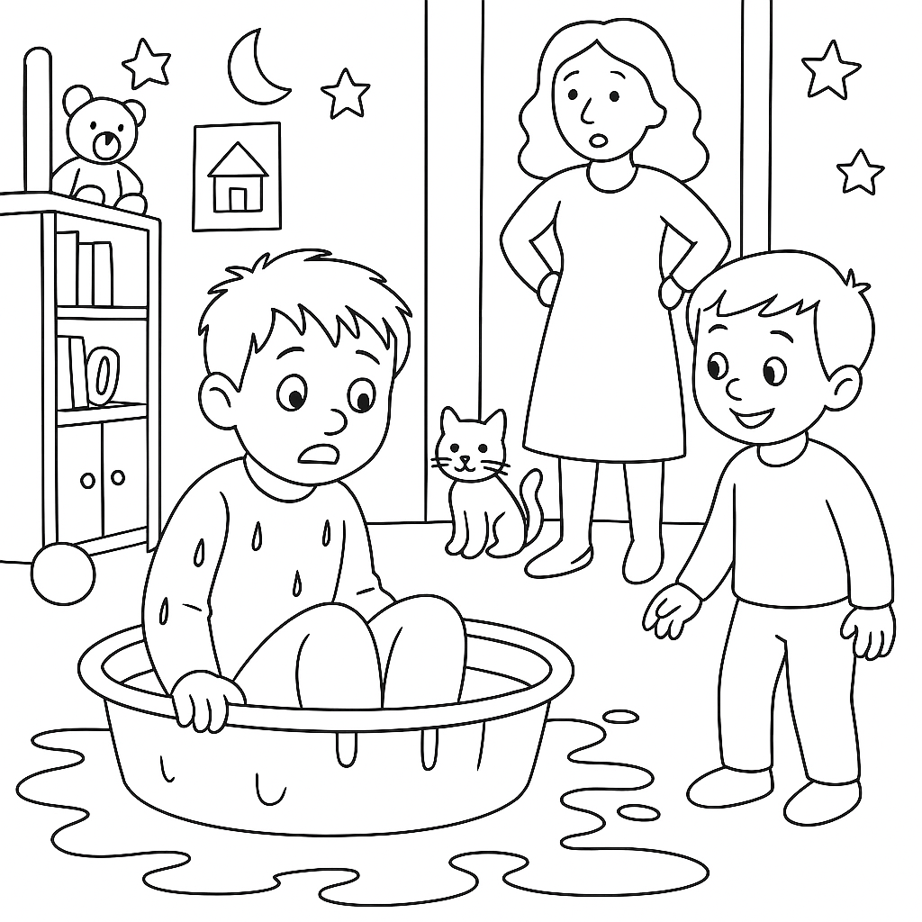 Раскраска по сказке "Мы играем в антарктиду"